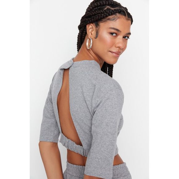 Trendyol Other - NWT Trendyol Women Plain Middle Knit Two Piece Set